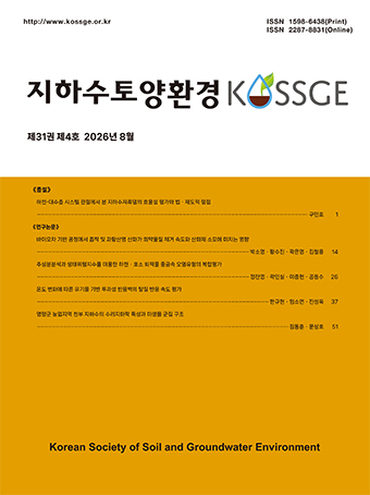 Journal of Soil and Groundwater Environment